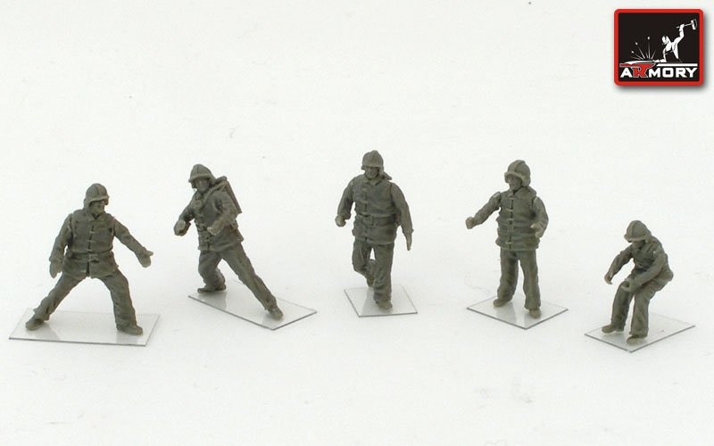 Maquettes Armory Models F7215 Pompiers d'aérodrome soviétiques/russes (modernes) 1/72