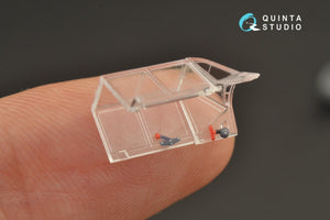 Intérieur imprimé en 3D et coloré sur papier décalcomanie Quinta Studio QD72037 Bf 109 G-6 (Tamiya) 1/72  – image 7