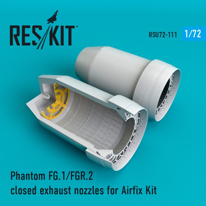 RESKIT RSU72-0111 Tuyères d'échappement fermées Phantom FG.1/FGR.2 pour Airfix 1/72