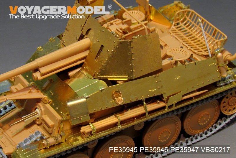 Maquette Voyager PE35945 Chasseur de chars allemand Marder III (Sd.Kfz.139) de la Seconde Guerre mondiale, à base de la maquette TAMIYA 35248 au 1/35 – Bild 14