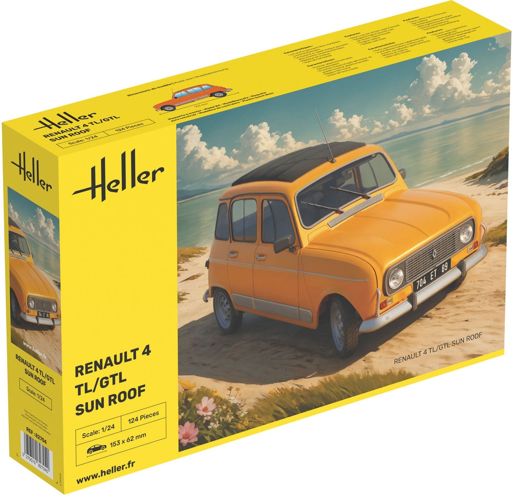 Heller 82704 Renault 4 TL/GTL Toit ouvrant 1/24 – immagine 3