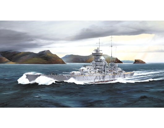 Trumpeter 05766 Croiseur lourd allemand Prinz Eugen 1942 1/700