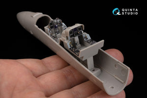 Intérieur imprimé en 3D et coloré sur papier décalcomanie Quinta Studio QD48050 F/A-18F (Hasegawa) au 1/48 – image 7