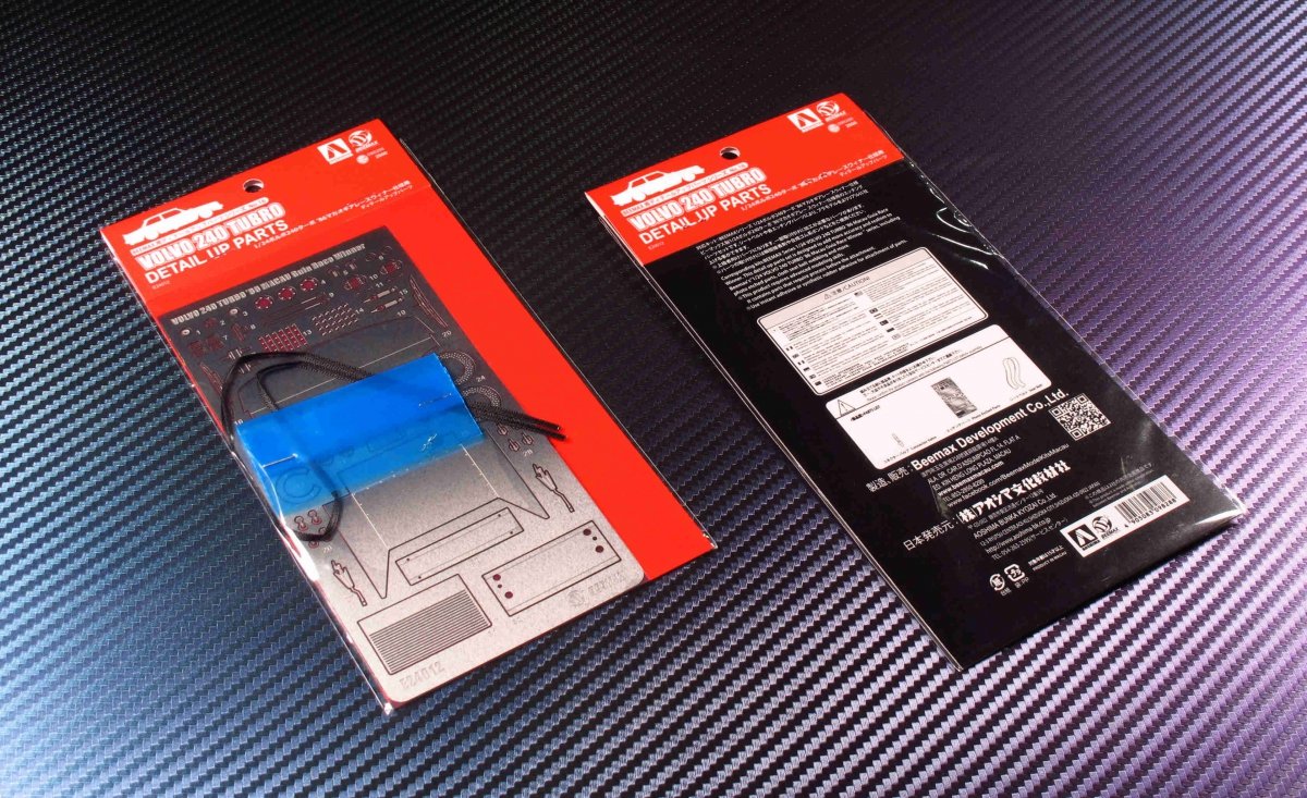 Beemax E24012 Detail up set For VOLVO 240 TURBO '86 MACAU GP. Guia Race Winner 1/24