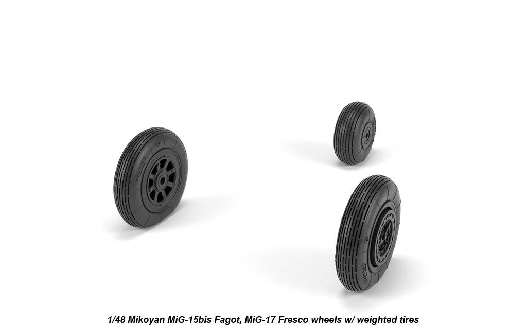 Armory Models AW48033 Mikoyan MiG-15bis Fagot (tardif) / MiG-17 Fresco roues avec pneus lestés 1/48 – image 4