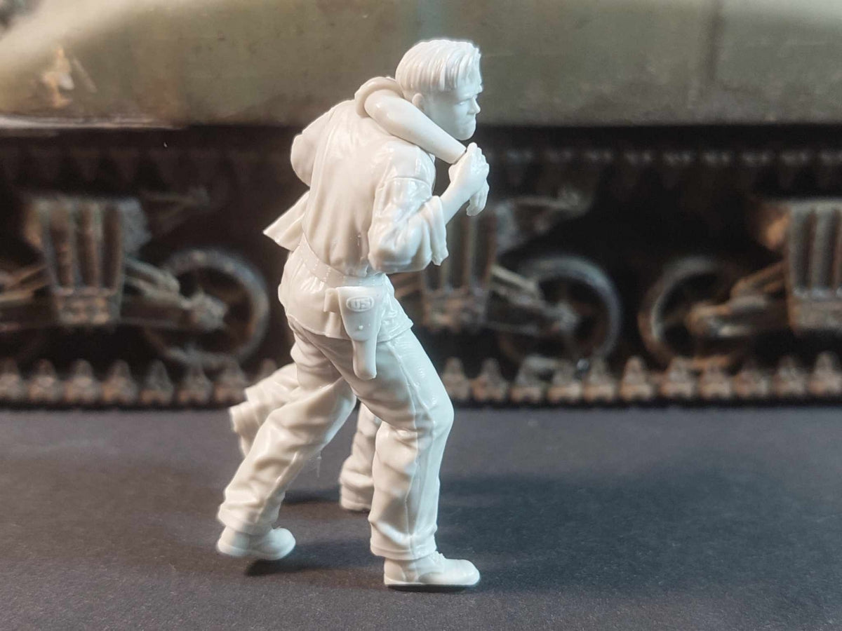 Panzer Art FI35-208 Ensemble de tankistes blessés de l&amp;#39;USMC au 1/35  – image 4