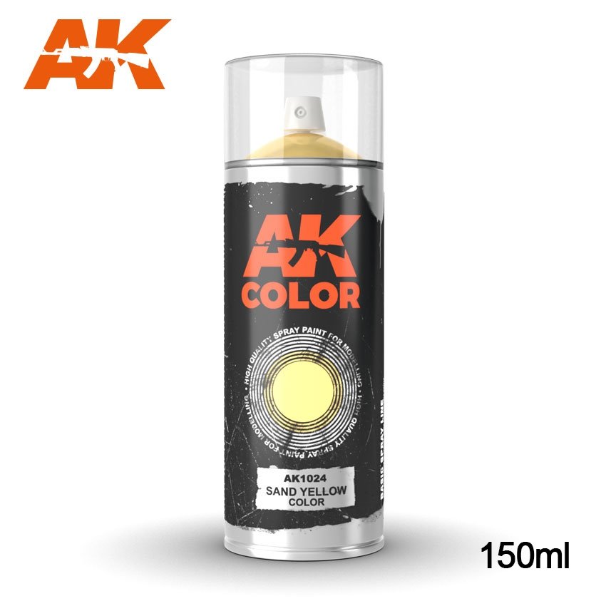 AK Interactive AK1024 SPRAY COLORANT JAUNE SABLE 150 ml