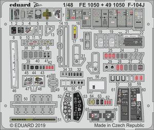 Maquette cinétique Eduard FE1050 F-104J au 1/48