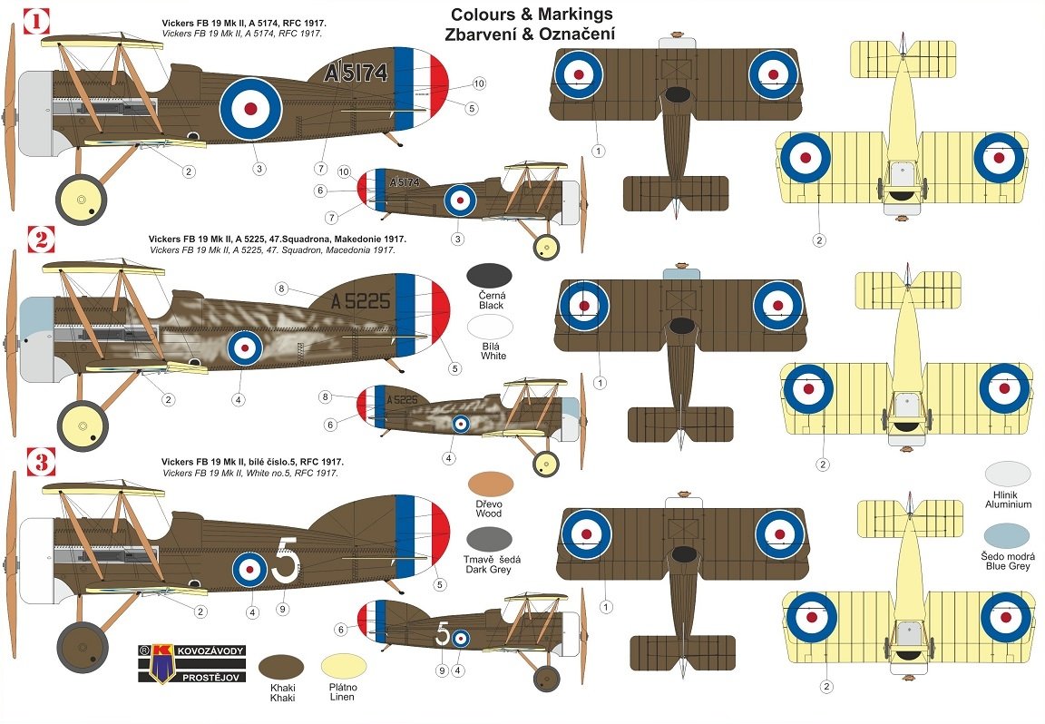 Kovozavody Prostejov KPM0250 Vickers FB-19 Mk.II &amp;quot;Bullet&amp;quot; RFC&amp;quot; 1/72  – image 2