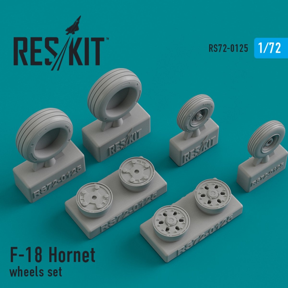 RESKIT RS72-0125 F/A-18 « HORNET » JEU DE ROUES 1/72