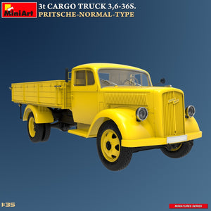 MiniArt 38079 3t CARGO TRUCK 3,6-36S. PRITSCHE-NORMAL-TYPE 1/35 – zdjęcie 8