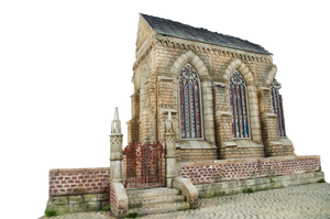 RT-Diorama 35040 Socle de diorama : Cour d&amp;#39;église 1/35 – imagen 5
