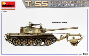 MiniArt 37092 T-55 PRODUCTION TCHÉCOSLOVAQUE avec rouleau de déminage KMT-5M 1/35 – image 5