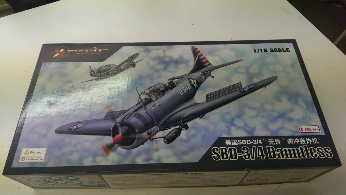 J&amp;#39;adore le kit 61801 SBD-3-4 Dauntless 1/18 – imagen 6
