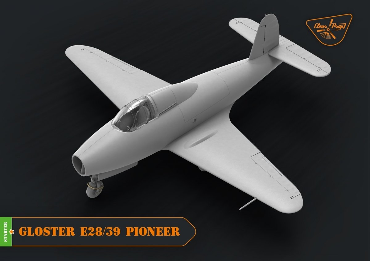 Clear Prop! CP72007 GLOSTER E28/39 PIONEER STARTER KIT 1/72 – zdjęcie 8