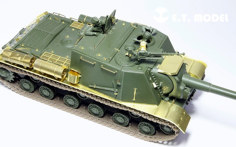 Maquette ET E35-028 JSU-152 soviétique de base de la Seconde Guerre mondiale (pour TAMIYA 35303) (1/35) – Bild 3