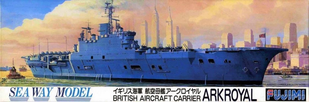 Fujimi 441238 SWM26 Porte-avions britannique Arkroyal (1/700)