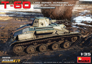 MiniArt 35232 T-60 SÉRIE FINALE, Sérigraphié (Usine automobile de Gorky) KIT D&amp;#39;INTÉRIEUR (1/35)