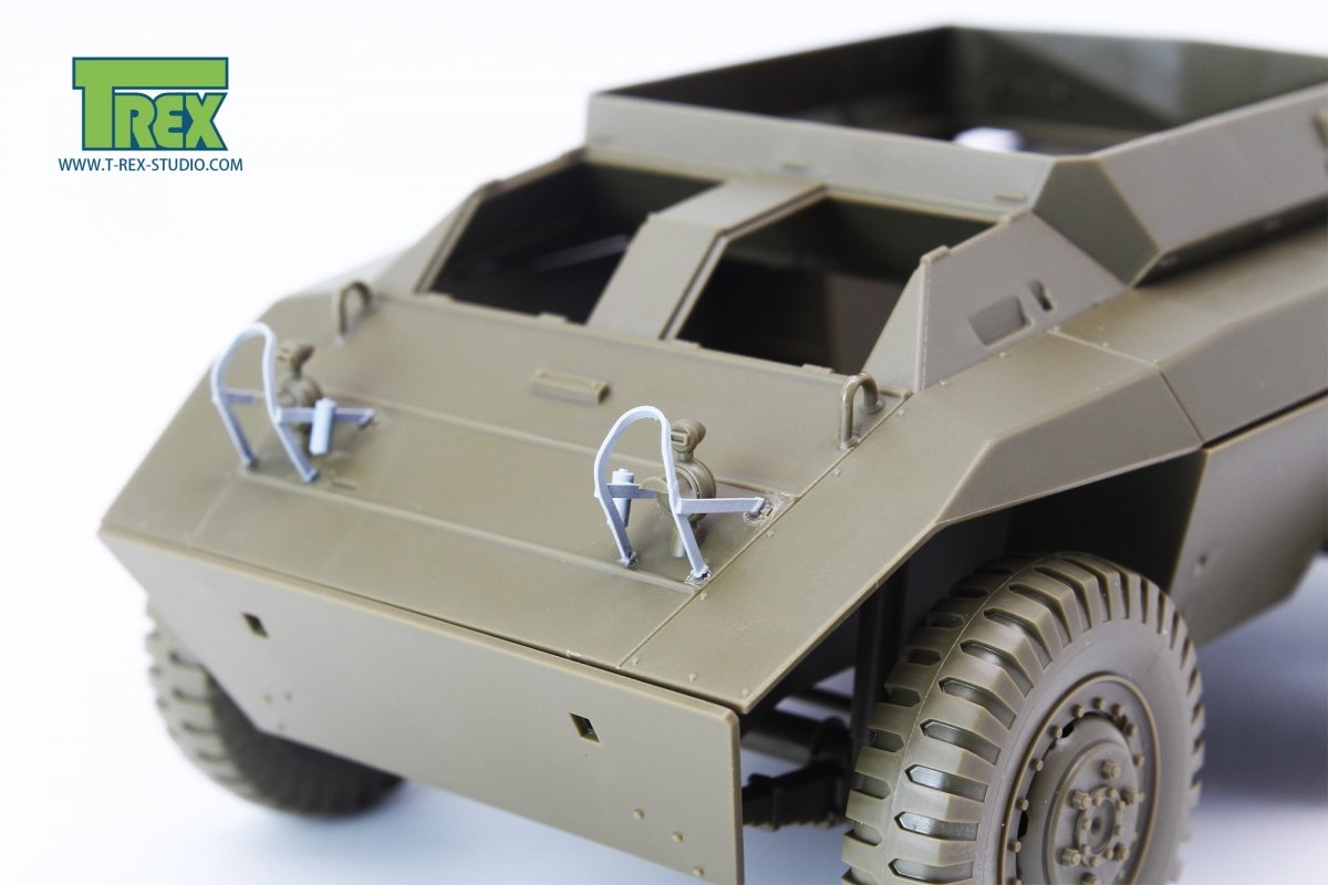 T-Rex Studio TR35025 Garde léger pour véhicule blindé américain de la Seconde Guerre mondiale, échelle 1/35 – immagine 2