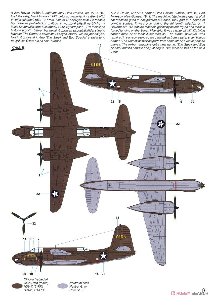 Special Hobby 72423 A-20A/B Havoc/Boston Early Gunships 1/72 – imagen 4