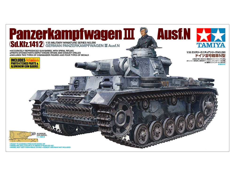 Tamiya 35290 Panzerkampfwagen III Ausf.N 1/35 – immagine 2