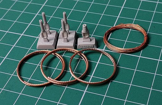 Câble de remorquage Eureka XXL ER-3566 pour Bergepanzer 2 ARV allemand au 1/35 – immagine 2