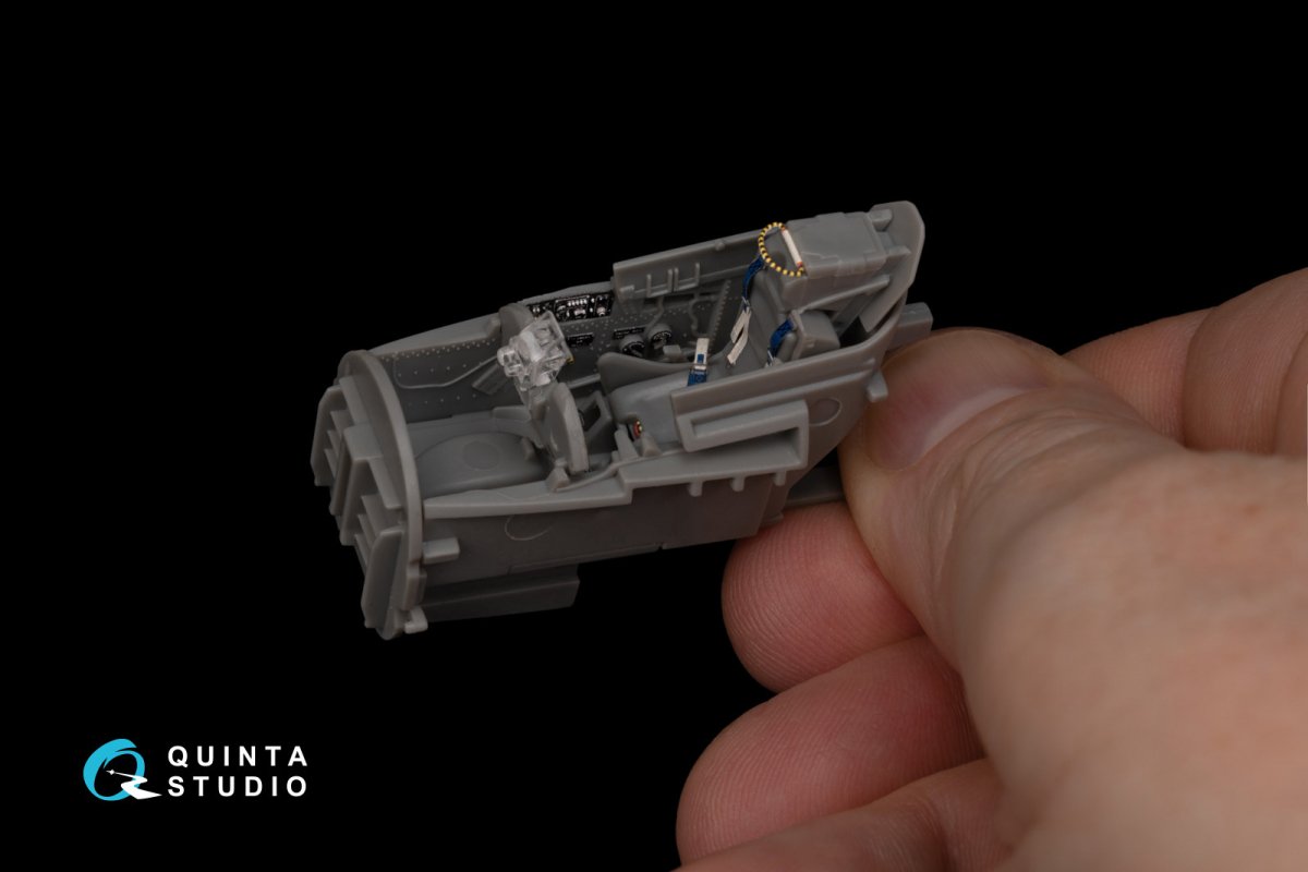 Intérieur imprimé en 3D et coloré sur papier décalcomanie Quinta Studio QD48246 Meteor F.8 (Airfix) 1/48 – image 7