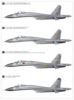Maquette Great Wall Hobby S4818 Su-27 Flanker-B 30e anniversaire du service en Chine, échelle 1/48 – image 4