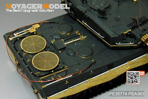 Maquette Voyager PE35774 Leopard 2A4 allemand moderne de base (pour MENG TS-016 1/35)  – image 3