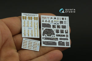 Intérieur imprimé en 3D et coloré sur papier décalcomanie Quinta Studio QD48301 Bf 110E/F (Eduard) 1/48 – imagen 11