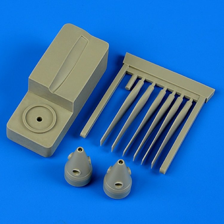Hélices Quickboost QB48584 OV-1 Mohawk avec outil, Roden 1/48