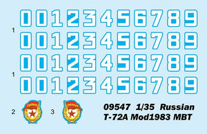 Trumpeter 09547 Char russe T-72A Mod 1983 1/35 – image 17