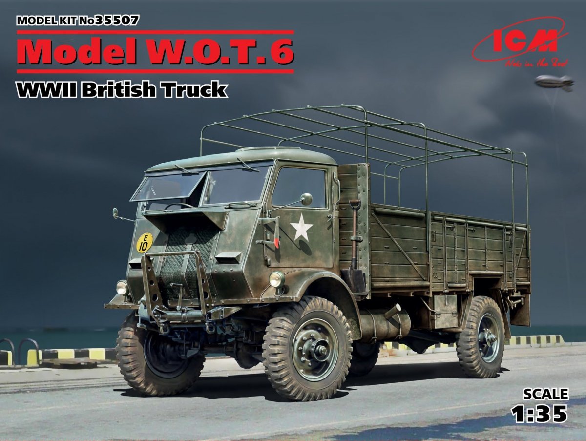 ICM 35507 Modèle WOT 6, Camion britannique de la Seconde Guerre mondiale (1/35)