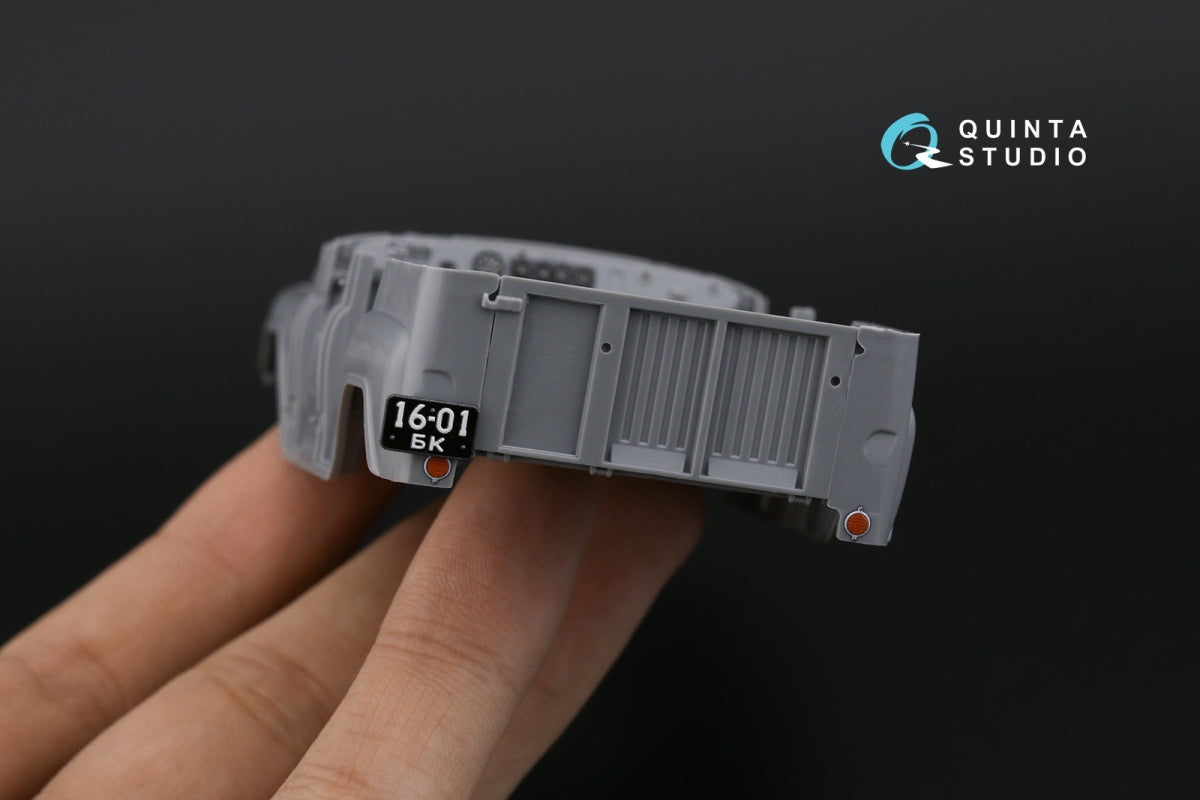 Quinta Studio QD35115 UAZ-469 Intérieur imprimé en 3D et coloré sur papier décalque (Zvezda) 1/35 – image 10
