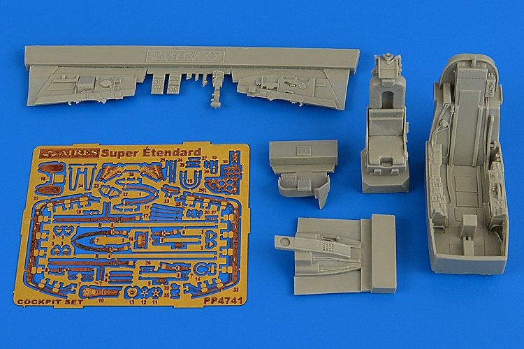 Ensemble cockpit Aires 4741 Super Etendart SUE 1/48 KINETIC