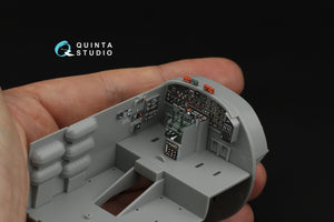 Intérieur imprimé en 3D et coloré sur papier décalcomanie pour Boeing B-17F (Quinta Studio QD48542, HK models, Eduard) à l&amp;#39;échelle 1/48 – immagine 14