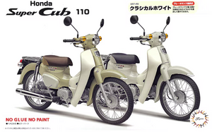 Fujimi 142005 Honda Super Cub 110 (Blanc classique) 1/12