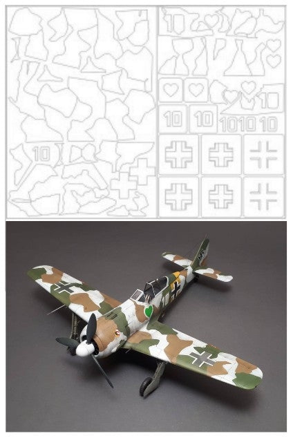 Omask 34012 Fw 190 A-4 Nowotny (pour Eduard) 1/48