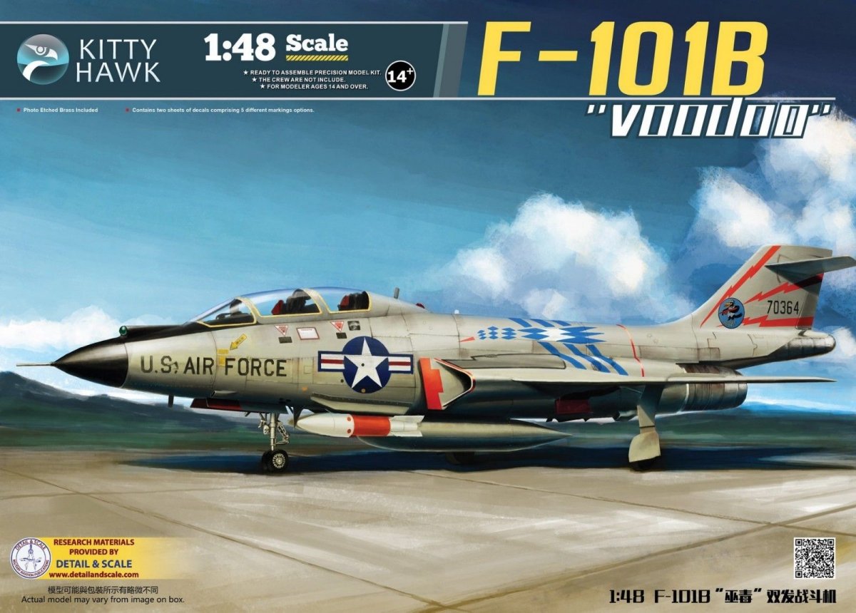 Kitty Hawk 80114 F-101B Voodoo 1/48