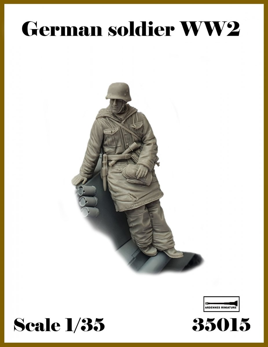 Ardennes Miniature 35015 Soldat allemand de la Seconde Guerre mondiale 1/35