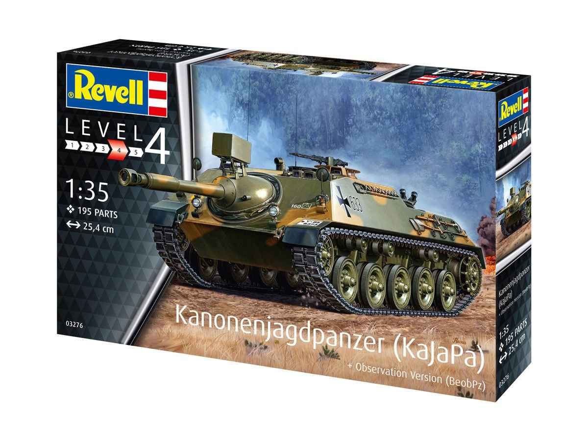 Revell 03276 Kanonenjagdpanzer (KaJaPz) + Version d&amp;#39;observation (BeobPz) 1/35