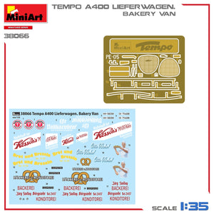 MiniArt 38066 TEMPO A400 LIEFERWAGEN. FOURgon BOULANGERIE 1/35 – image 2