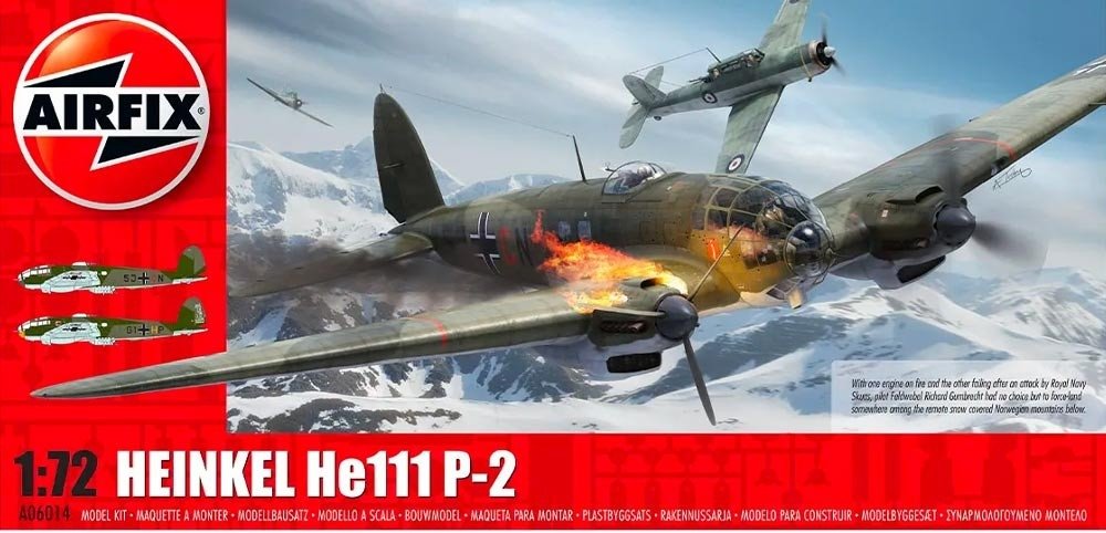 Maquette Airfix 06014 Heinkel He111 P-2 au 1/72