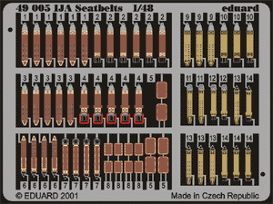 Eduard 49005 Ceintures de sécurité IJA 1/48