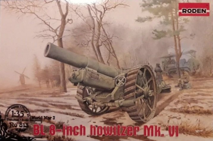 Obusier Roden 813 BL de 8 pouces Mk. VI au 1/35