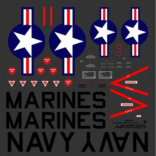 HobbyDecal AL48001V1 F-4J VX-4 Vandy1 Black Bunny Octobre 1972 1/48 – image 3