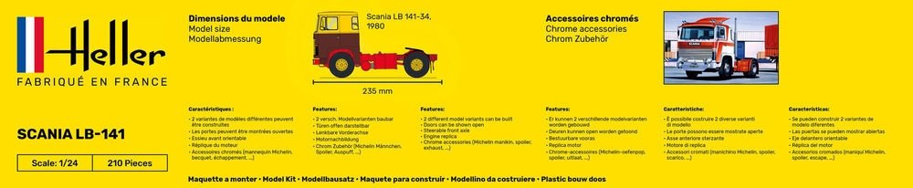 Kit de démarrage Heller 56773 - Camion LB-141 1/24 – Bild 3