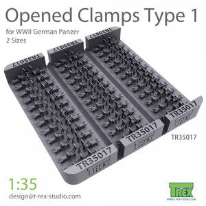 Pinces ouvertes T-Rex Studio TR35017 pour char allemand Panzer Type 1 au 1/35