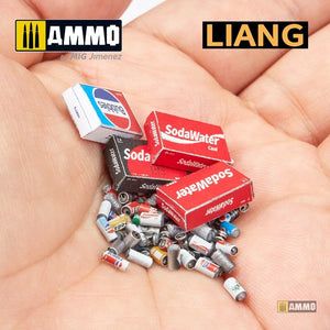 Liang 0412 Modèle imprimé en 3D Canettes de soda + Boîtes en carton Années 2000-2020 1/35 – image 7