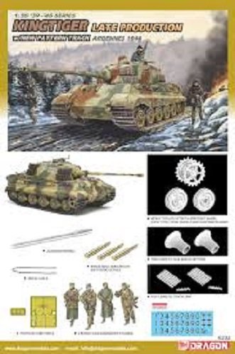 Dragon 6232 Kingtiger Production tardive avec chenilles à nouveau modèle Ardennes 1944 (1/35) – Bild 2